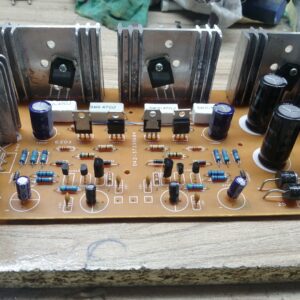 D1047 Audio Stereo Transistor Amplifier Circuit kit 80+80 Watts Class AB Board