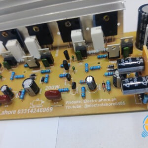 200 watts stereo RMS amplifier NPN and PNP complete board - Image 3